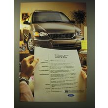 2002 Ford Windstar Ad - Ford Windstar - Resume The American Road