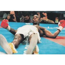Down & Out Boxing Defeat Press Photo Entrant Postcard
