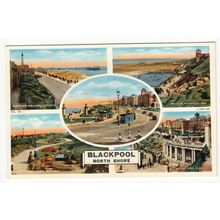 Multiview of North Shore Blackpool Postcard Tuck's