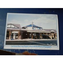 postcard vintage llanfairpwll station anglesey england