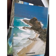 vintage new zealand postcard cape reinga