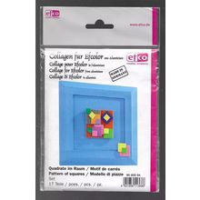 Efco. Collage From Aluminium Craft Kit. Pattern Of Squares. Kids Crafts