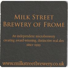 BEER MAT - MILK STREET BREWERY - THE GRIFFIN - (Cat No 003) - (2010)