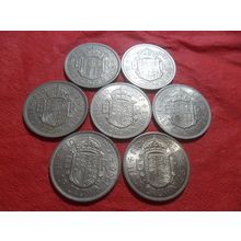Collection of Elizabeth II Half-crowns.