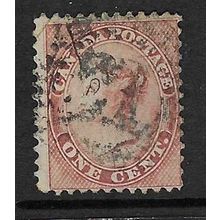 CANADA 1859 QV 1c PERF 12 USED SG30