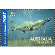 AUSTRALIA, MAMMAL, Platypus, blue 2006, 5c, #2