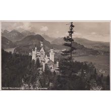 The Pfalz Kaub Germany Vintage Painting Postcard