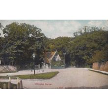 Offington Corner Sussex Antique Postcard