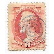 USA 1870 NATIONAL BANK NOTE LEFT 6C TARGET CANCEL CUSTOMER REQUEST NJA