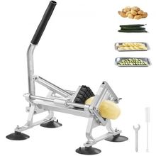 Commercial Vegetable Slicer, 1/2 inch Fruit Slicer, Stainless Steel and Alum...
