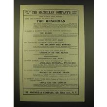 1902 The Macmillan Company Ad - Some of the Macmillan Company's latest books