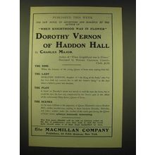 1902 The Macmillan Company Ad - Published this week the new novel of adventure
