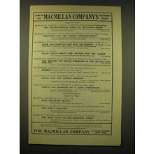 1902 The Macmillan Company Ad - Some of the Macmillan Company's September Issues