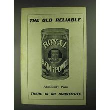 1903 Royal Baking Powder Ad - The Old Reliable