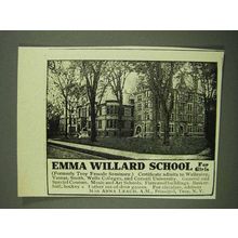 1908 Emma Willard School for Girls Ad