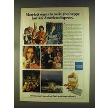 1976 American Express Ad - Marriott Make You Happy