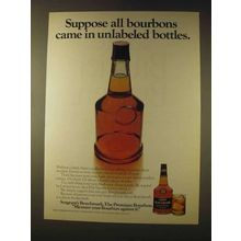 1976 Seagram's Benchmark Bourbon Ad - Unlabeled