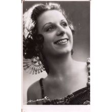 French Vintage 1940s Postcard Size Photo Unidentified Actress 6