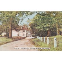 Buckinghamshire Arms Hotel Blicking Aylsham Postcard