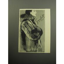 1957 Grenhut Fur Coat Advertisement - Natural Racoon $255.00 plus fed. tax