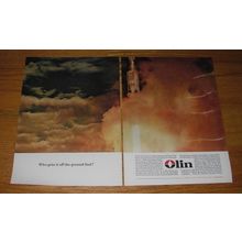 1961 Olin Chemicals Division Advertisement - Titan Rocket