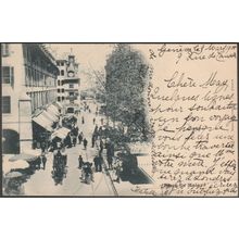 Place du Molard, Genève, 1900 - Charnaux Frères CPA