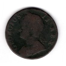 Great Britain. George II. Halfpenny 1745. dy16695
