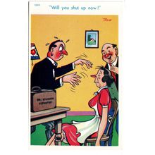 SEASIDE COMIC POSTCARD BY TROW NUMBER 12019 PUBLISHED BY BROOK PUBLISHING (4341)
