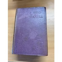 1947 "WHO'S WHO IN THEATRE" JOHN PARKER 1.5kg THICK VINTAGE HARDBACK BOOK (P8)