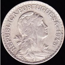 1945 Portugal 1 Escudo Coin