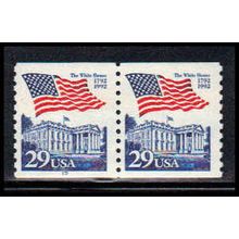 2609 29c U.S. Flag Over White House Fine MNH CNP Left 15 PA1481
