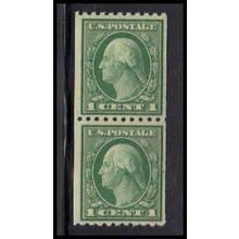 486 1c George Washington Fine MNH Pair K5536