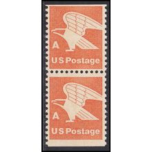 1736 15c A Eagle Fine MNH Dry Gum BPS Vert Pair V4649