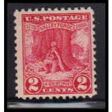 645 2c Valley Forge Just Clears MNH O1507
