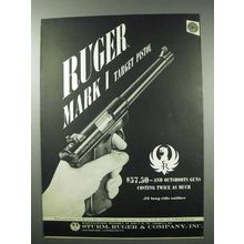 1959 Ruger Mark I Target Pistol Ad