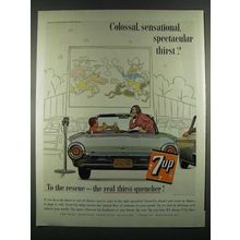 1963 7up Soda Ad - Colossal, Sensational, Spectacular