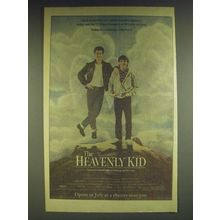 1985 The Heavenly Kid Movie Ad - Back in the 60's, on a dark deserted highway,