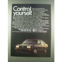 1985 Volkswagen Jetta GLI Ad - Control Yourself