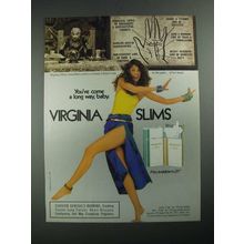 1987 Virginia Slims Cigarettes Ad - A Woman's Future Was in the Palm of Her Hand