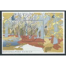 GER 2000 110pf 'HAINICH NATIONAL PARK' M/S FINE USED (EBID52-352XL)