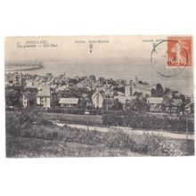 HOULGATE, FRANCE used antique postcard 1910 postmark