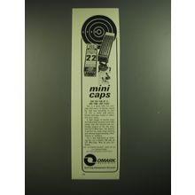1973 Omark Mini-Caps Advertisement