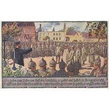 German Military Army Antique Germany Soldier Funeral Postcard