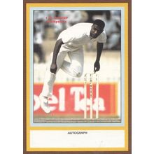 IR Bishop Derbyshire Limited Edition Vintage Cricket Trading Photo Card