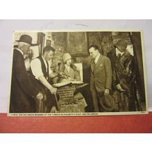 REAL MARRIAGE, GRETNA GREEN, SCOTLAND used postcard by Hugh Mackie 1934 pm =