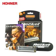 Hohner 10 Hole Rocket Diatonic Harmonica Resin Comb Blues Harp, Key of C