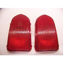 1949 GM TAILLIGHT LENSES OEM PAIR #5937861 GUIDE R-19