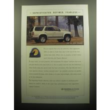 1996 Toyota 4Runner Advertisement - Sophisticated. Refined. Fearless