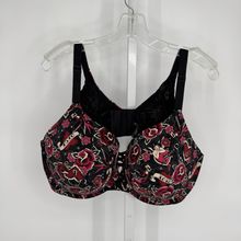 Torrid Curve Women’s 44DDD Floral Tattoo Print Bra - Black/Pink