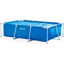 Intex 9.8' X 79" X 29.5" Rectangular Frame above Ground Outdoor Backyard Swimmin